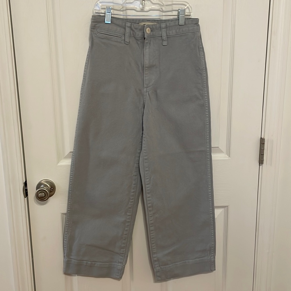 Madewell Emmett slim wide leg crop